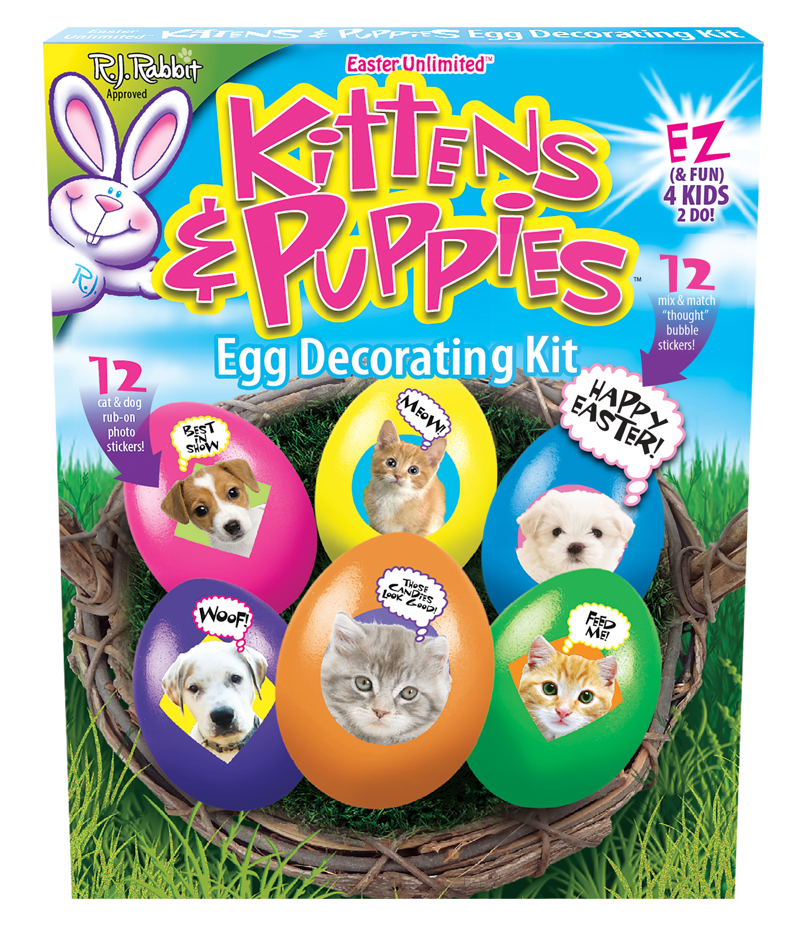 Kittens & Puppies Egg Decorating Kit
