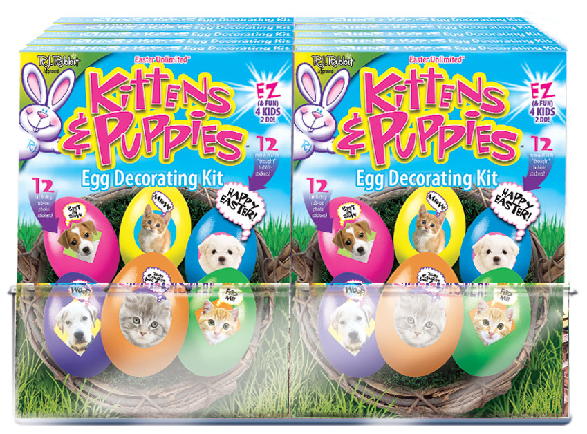 Kittens & Puppies Egg Decorating Kit