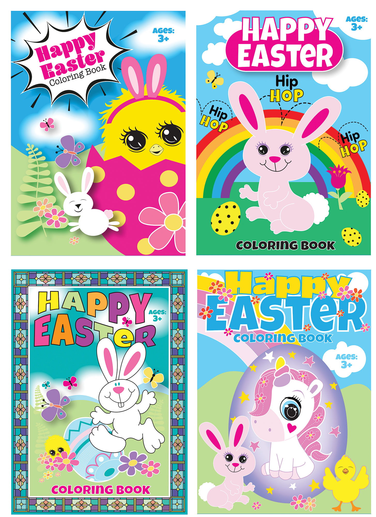 4 Pcs Coloring Books in PBH