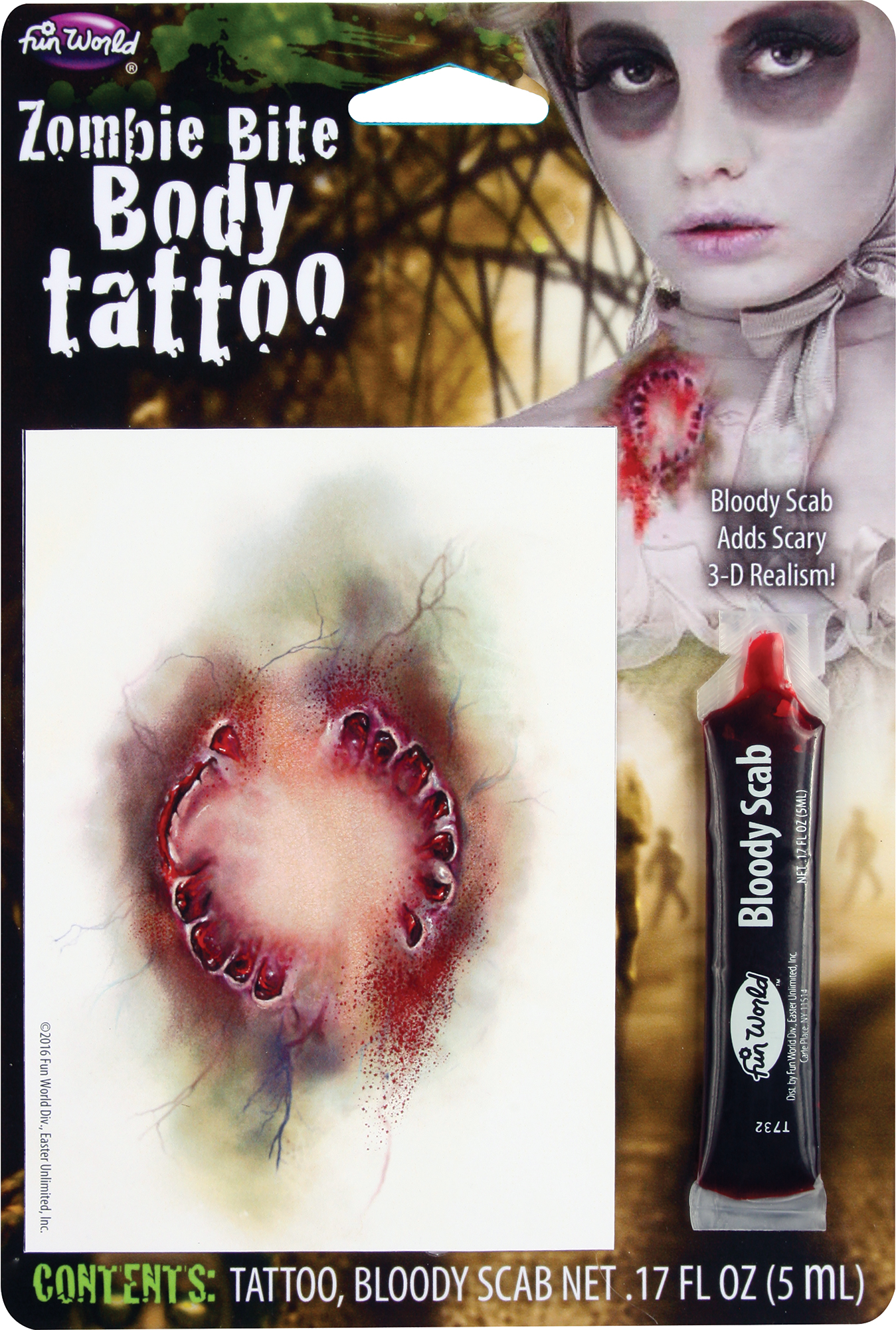 Realistic Scary Tattoos Assortment, image size:1349x2000