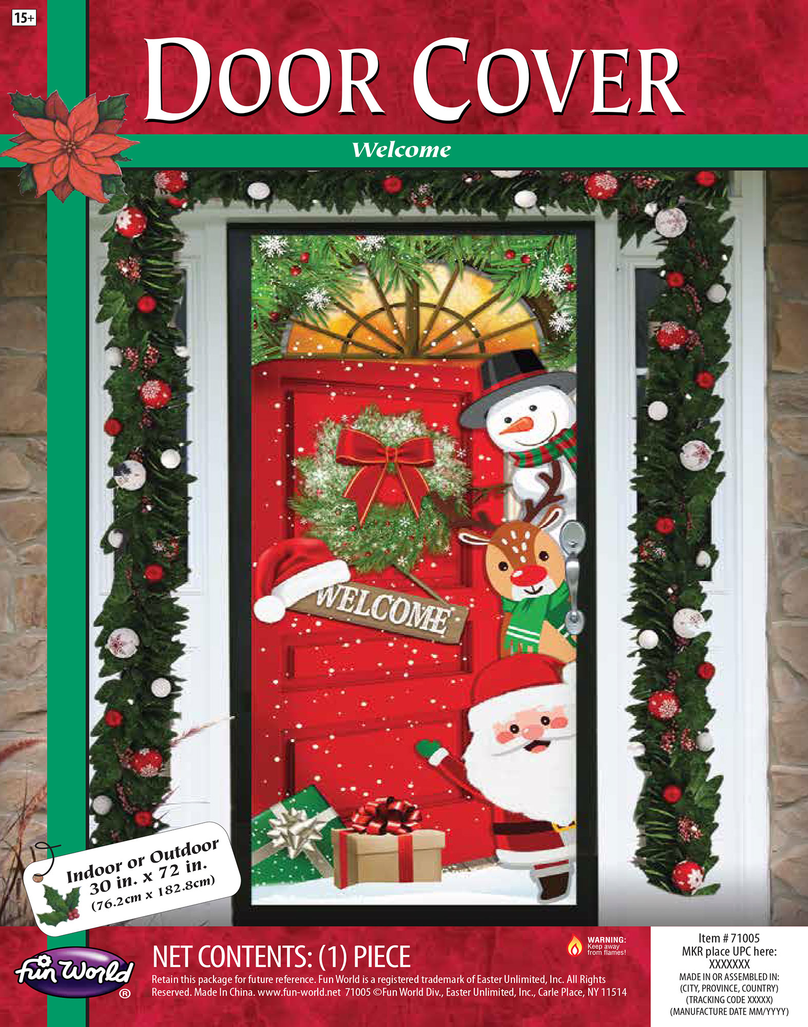 30” x 72” Door Cover Assortment