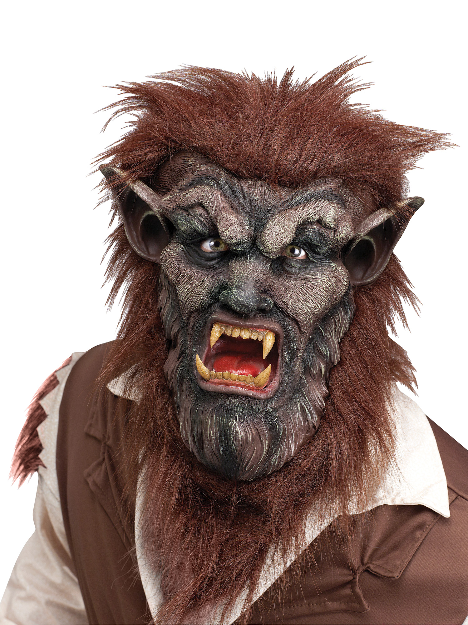 deluxe wolf man mask