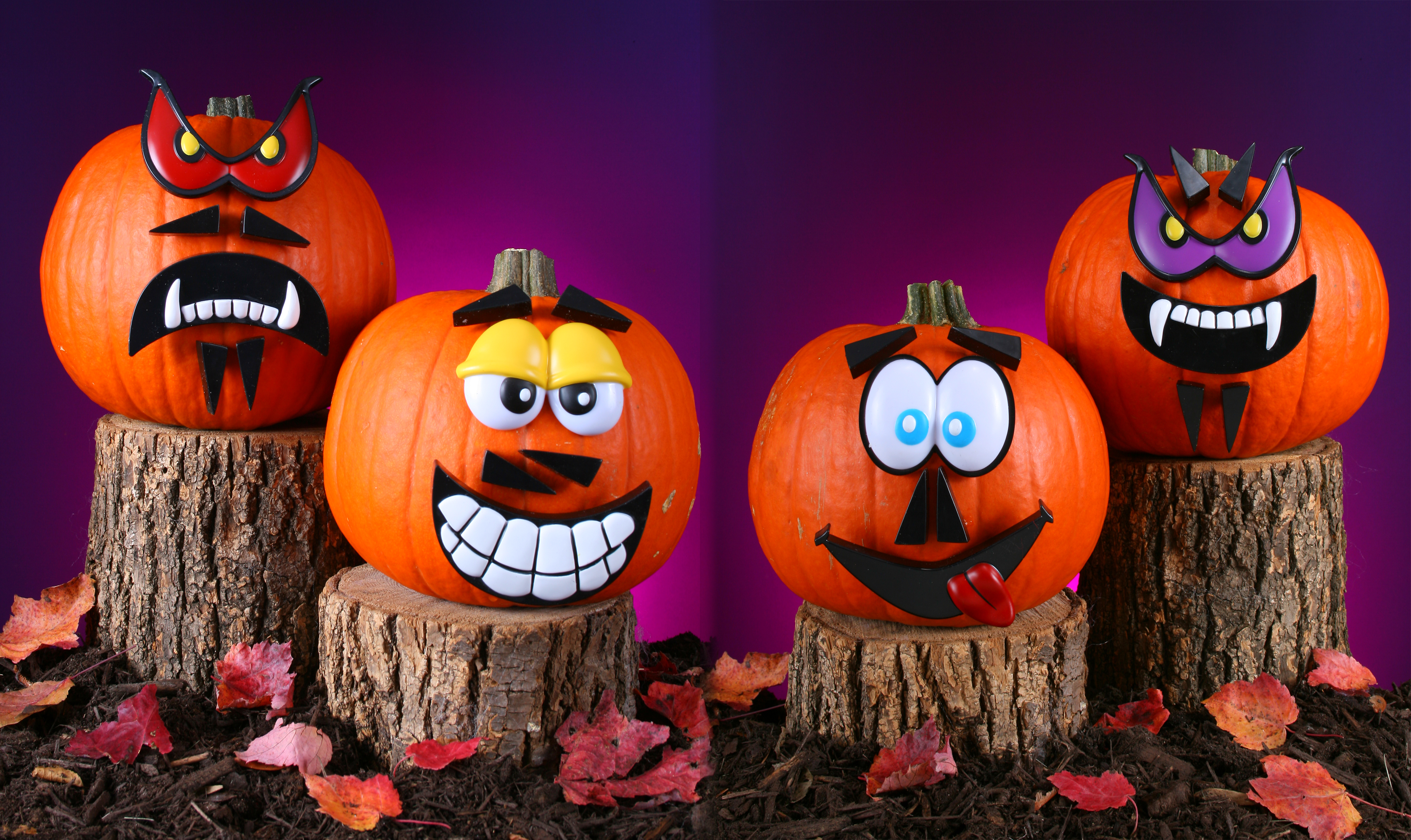 Mr. Pumpkin Faces Kit (12 Piece)