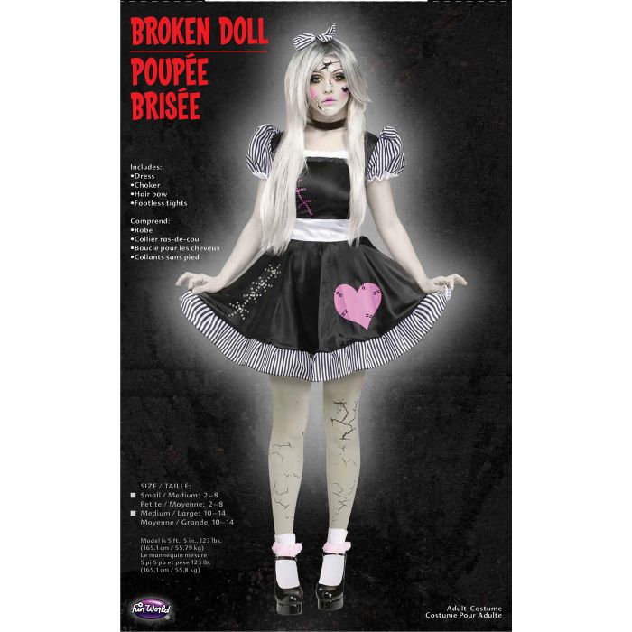 Broken doll 2025 costume plus size