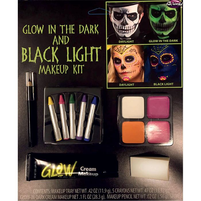 Glow In The Dark Black Light Makeup Kit Makeup eye looks bridal makeup looks skin makeup bizarre pictures seriously funny weird facts fun facts 7 habits boy hairstyles. glow in the dark black light makeup kit
