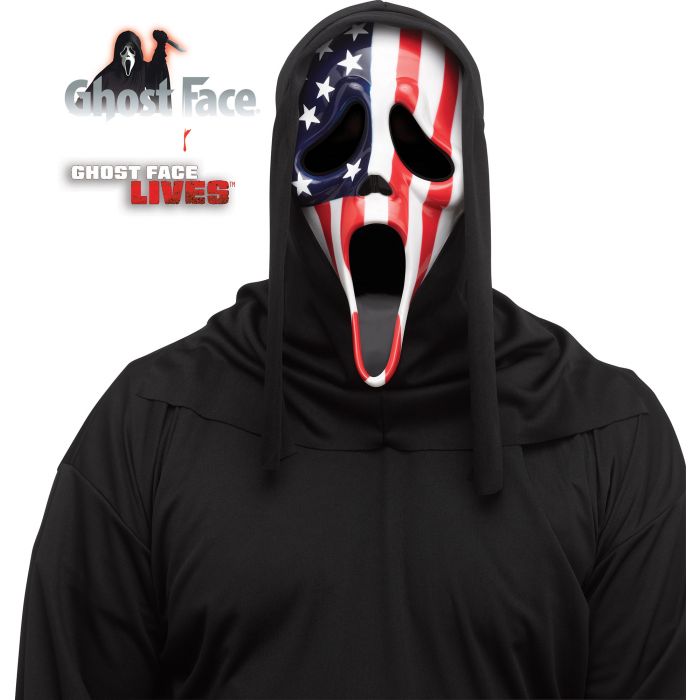 USA Flag Ghost Face® Mask