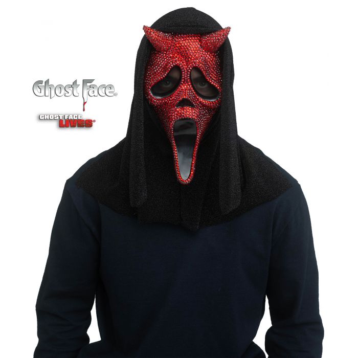 Devil Face Bling Mask