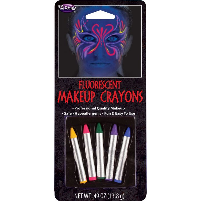 Fluorescent Makeup Crayons