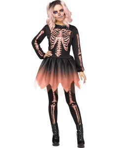 Rose Gold Sparkle Bones Skeleton - Adult