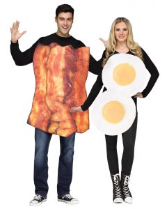 Bacon & Eggs - 2 Costumes in 1 Bag! - Adult