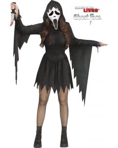 Black Glitter Ghost Face® - Adult