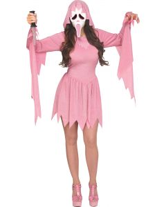 Pink Glitter Ghost Face® - Adult