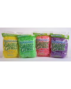 1.5 oz. Biodegradable Pastel Shredded Grass Floor Display