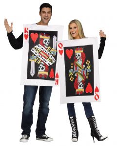 King and Queen of Hearts - Adult - 2 Costumes in 1 Bag!