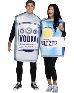 Vodka & Seltzer - 2 Costumes in 1 Bag! - Adult
