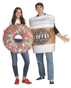 Coffee & Donut - 2 Costumes in 1 Bag - Adult