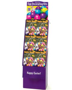 Easter Bunny Egg Coloring Kit Floor Display