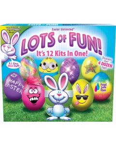 Lots Of Fun! – 12 Kits in 1 - Egg Deco Kit