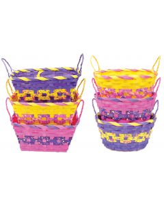 7.5" Vibrant Loop Handle Basket Assortment