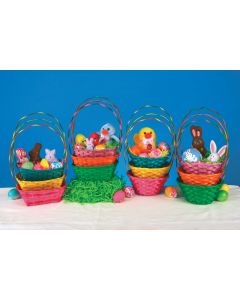 Aspenwood Small Easter Grass Basket Filler in Chartreuse (3 Pack)