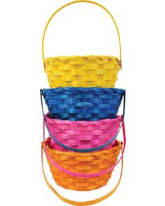 7.5" Round Basket w/ Collapsible Handle