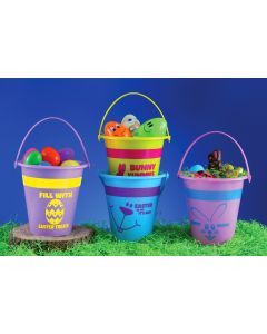 6” Happy Bunny Bucket Assortment 