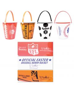 6.5" Sports Ball Buckets Assortment