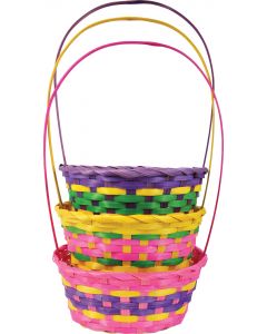 10" Oval Basket with Handle Assortment
