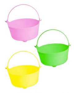 9" Colorful Bright Bucket Assortment