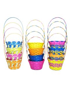7.5" Color Party Basket Assortment