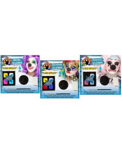 Colorful Clowns Water Activated Makeup Kit Assortment