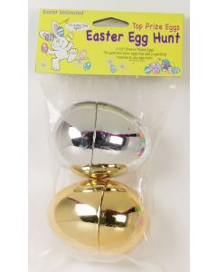 Gold & Silver Chrome Plated Eggs