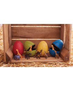 3.5” Crackle Dino Eggs w/Toy