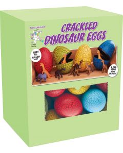 3.5” Crackle Dino Eggs w/Toy