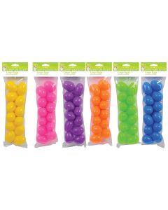 2.25” Solid Color Packs of Eggs - 12 Count