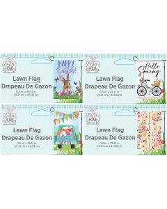 17.75" Easter Lawn Flag Assortment