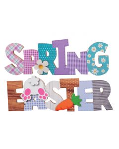 12" Signs of Spring Decor Assortment