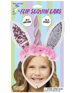 Unicorn/Bunny Flip Sequin Headband