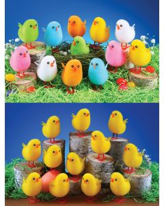 Fun Flocked Chick Assortment