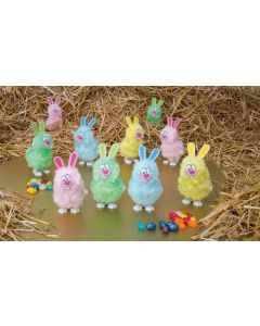 Wind-Up 3” Fuzzy Bouncin’ Bunnies