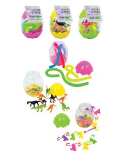 5" Egg Jar with Toys