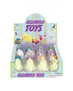 Assorted Toys in Egg Display