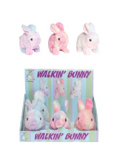 Rainbow Walking Bunny 6.5"