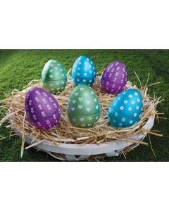 4” Chrome Sparkle Eggs