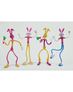 11" Bendy Bunny Assortment