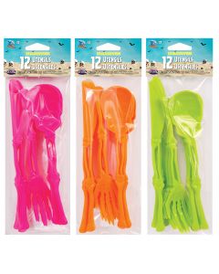 Funny Bones Knife/Fork/Spoon - 12 PC Set