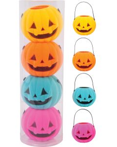 SW Mini Flocked Treat Pumpkins Set