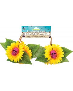5 Foot Sunflower Skull Garland