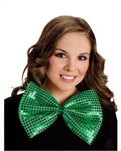 St. Pat Jumbo Sequin Bow Tie  