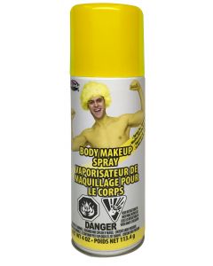 Yellow 4 OZ Body Spray Makeup